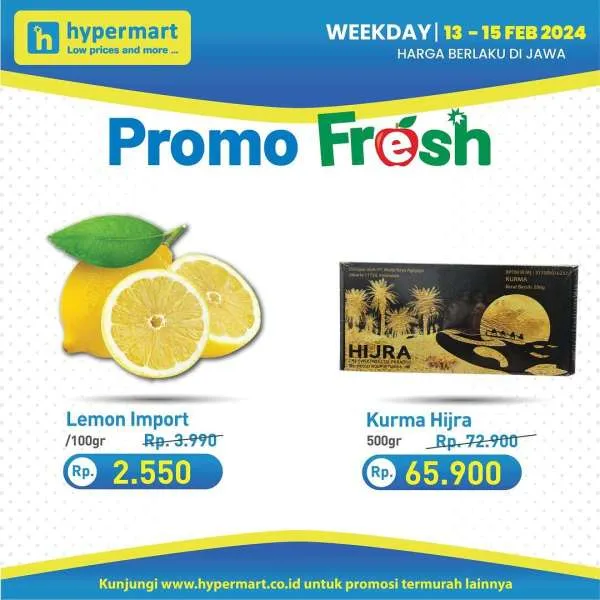 Promo Hypermart Hyper Diskon Weekday Periode 13-15 Februari 2024