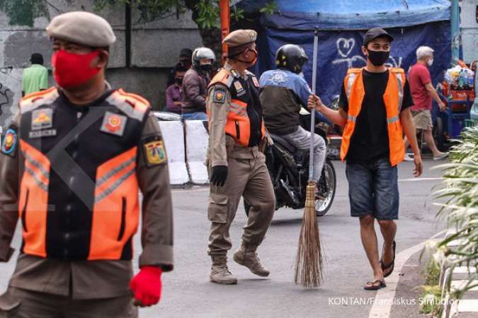 PSBB Jakarta sudah diperketat, 26.600 warga masih terjaring tak pakai masker