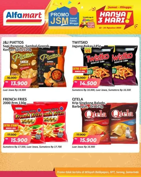 Promo JSM Alfamart Periode 22-24 Agustus 2025
