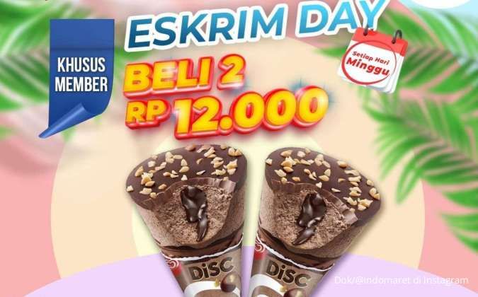 Promo Es Krim di Indomaret Hanya Hari Ini, Cornetto Disc Chocolate Beli 2 Rp 12.000