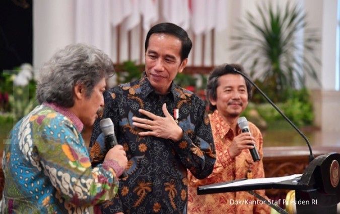 Jokowi ngerjain musisi lokal di hari musik