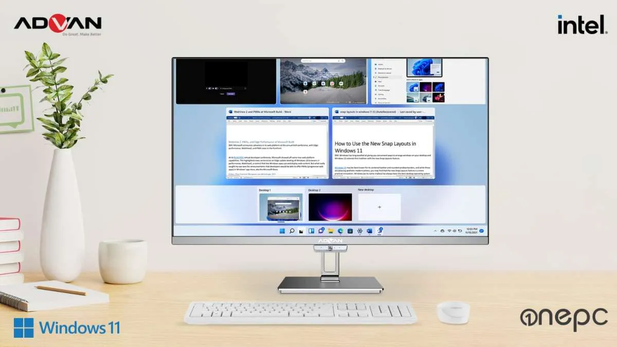 Advan Rilis OnePC, All-In-On PC Berkualitas Tinggi Dibanderol Mulai Rp 5,9 Jutaan