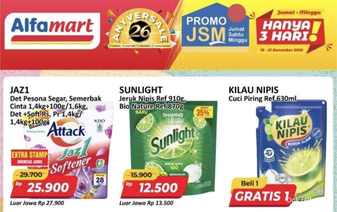 Katalog Promo JSM Alfamart Periode 19-21 Desember 2025, Beli 1 Gratis 1 Kilau Nipis