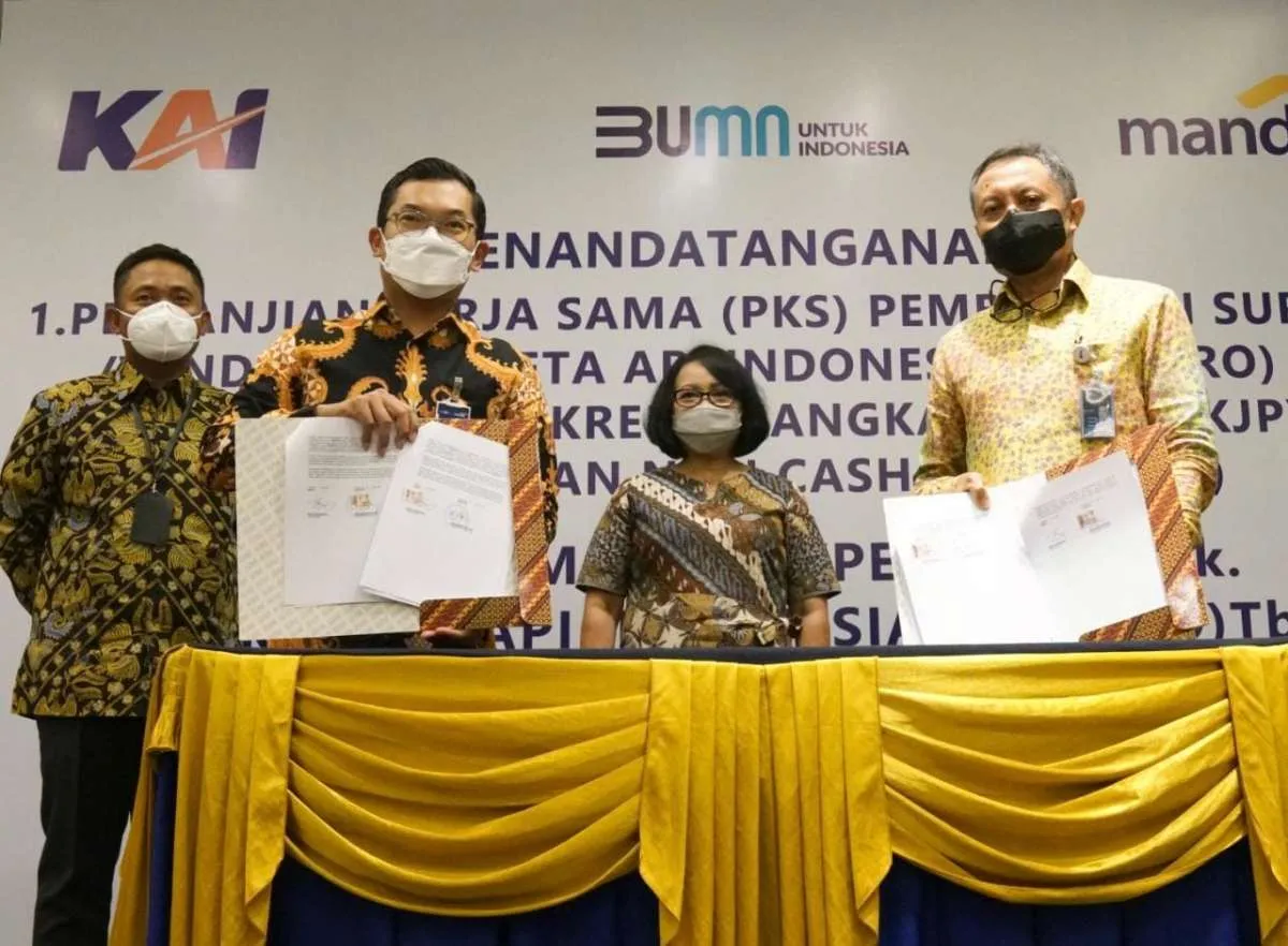Bank Mandiri siapkan pembiayaan bagi vendor PT Kereta Api Indonesia