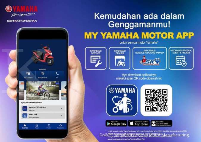 Semakin Manjakan Konsumen, Yamaha Indonesia Luncurkan My Yamaha Motor App