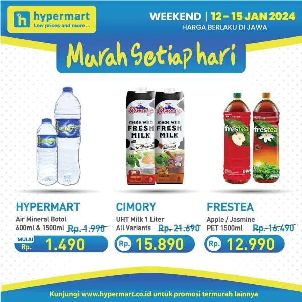 Promo JSM Hypermart Hyper Diskon Weekend Periode 12-15 Januari 2024