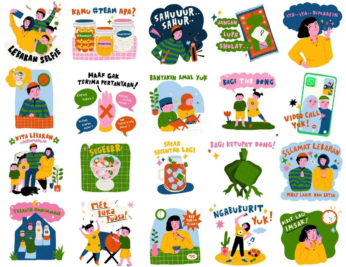 WhatsApp hadirkan stiker edisi spesial Ramadan di Indonesia