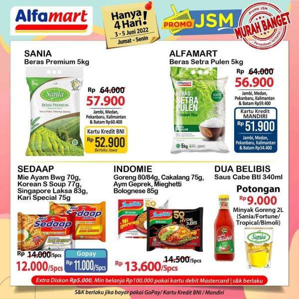Promo JSM Alfamart Terbaru Mulai 3-5 Juni 2022