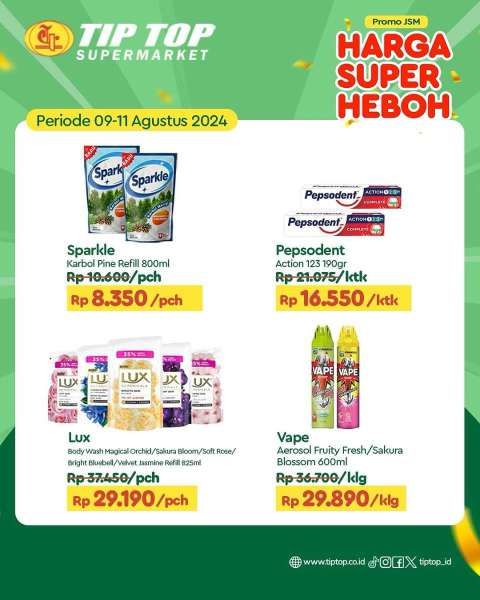 Promo JSM Tip Top 9-11 Agustus 2024