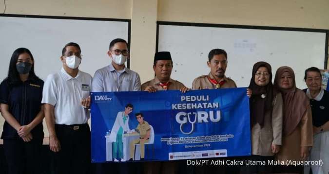 Aquaproof Turut Hadirkan Kegiatan untuk 100 Guru di Jakarta Utara pada Hari Guru