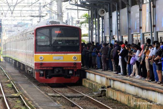 Antrean panjang calon penumpang KRL kembali terjadi di Stasiun Bogor