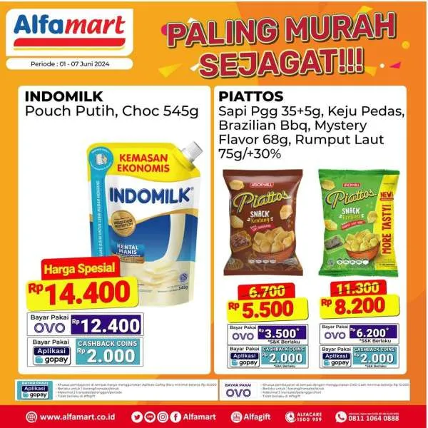 Promo Alfamart Paling Murah Sejagat Periode 1-7 Juni 2024