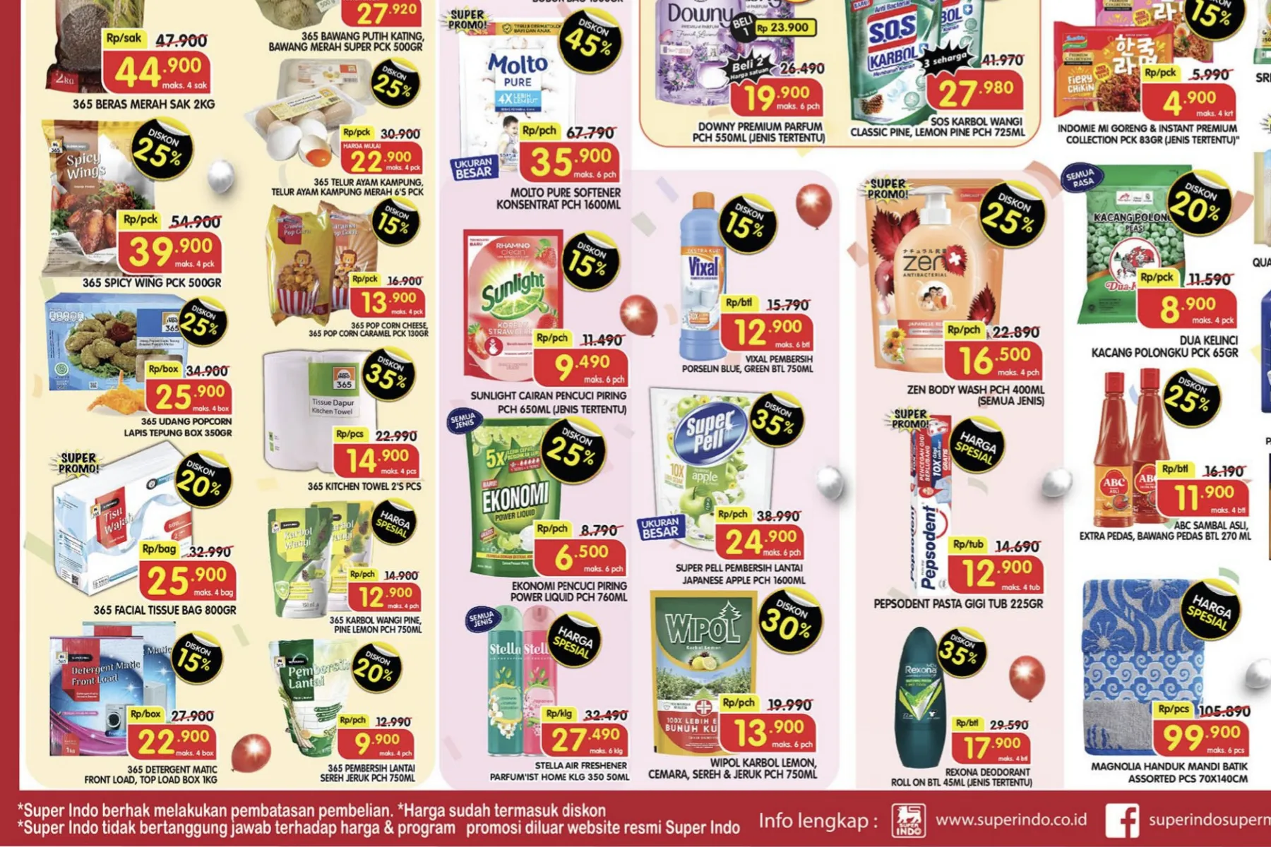 Promo Superindo Weekday Periode 25-28 Agustus 2025