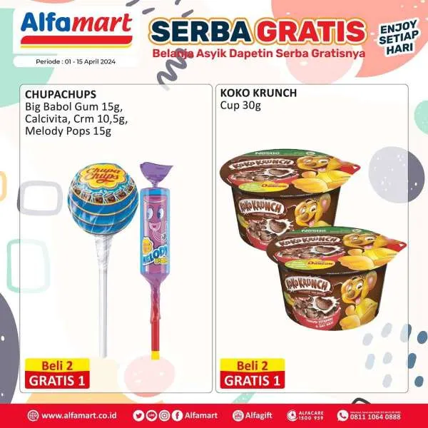 Promo Alfamart Serba Gratis Periode 1-15 April 2024