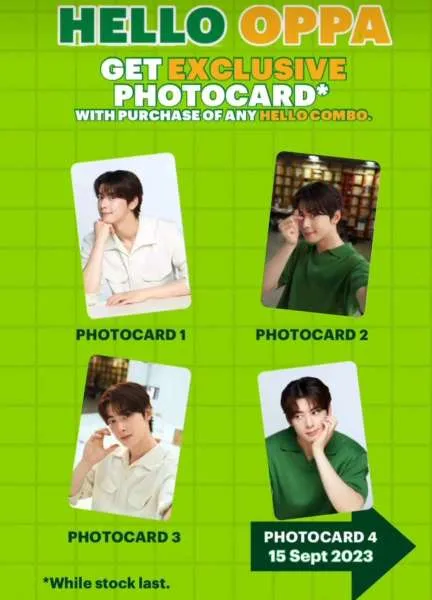 Promo Subway Photocard Cha Eun-Woo edisi 4