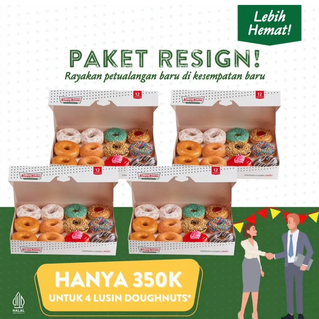 Promo Krispy Kreme paket resign