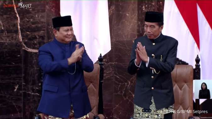 Pidato di MPR, Prabowo : Presiden Jokowi Mengalahkan Saya Berapa Kali ya? 