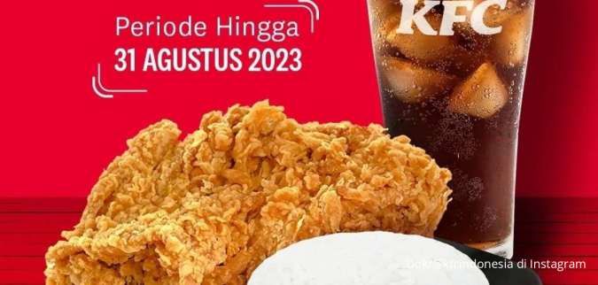 Promo KFC Terbaru Bersama Jenius di Agustus 2023, Super Besar 1 Harga Lebih Hemat