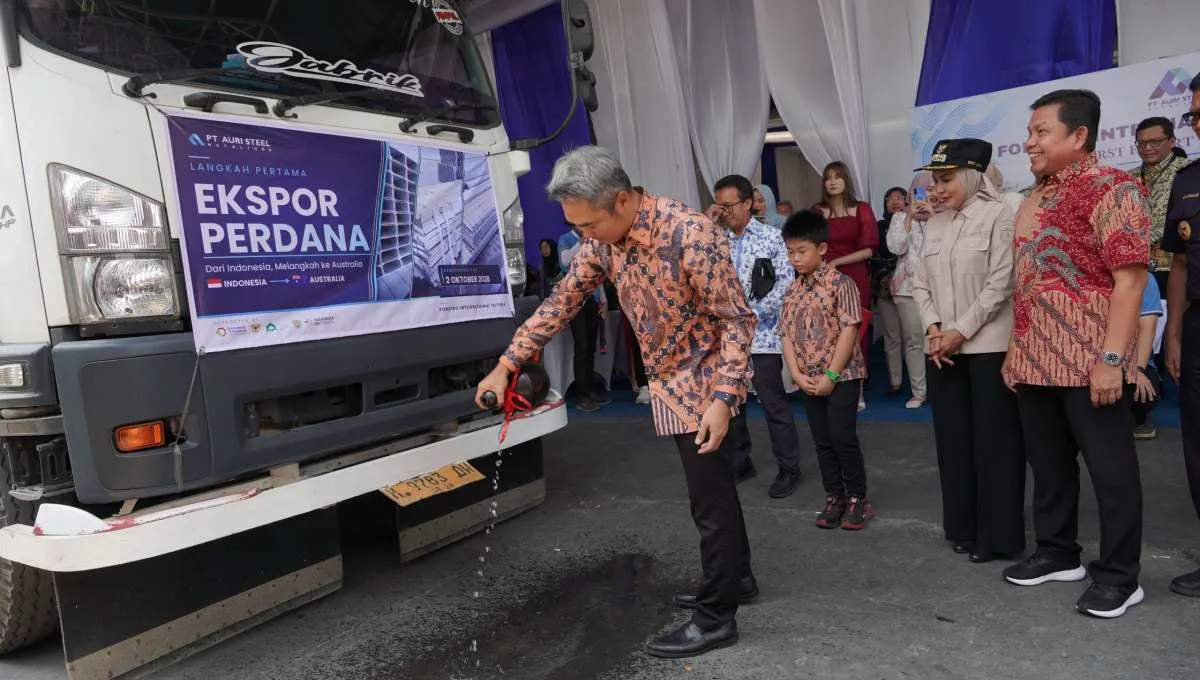Auri Steel Bidik Ekspor Baja Ringan ke Australia hingga 6.000 Ton per Tahun
