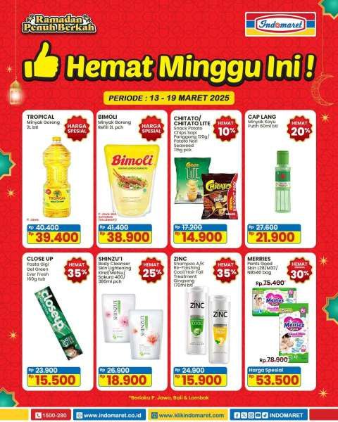 Promo Indomaret 13-19 Maret 2025 Hemat Minggu Ini