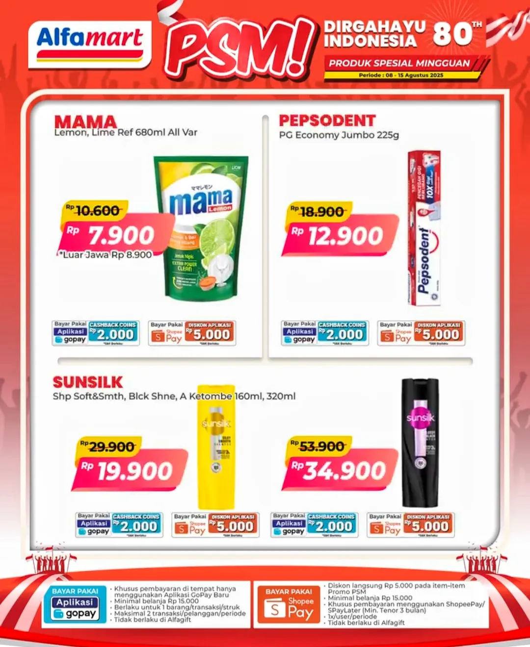 Promo PSM Alfamart Periode 8-15 Agustus 2025