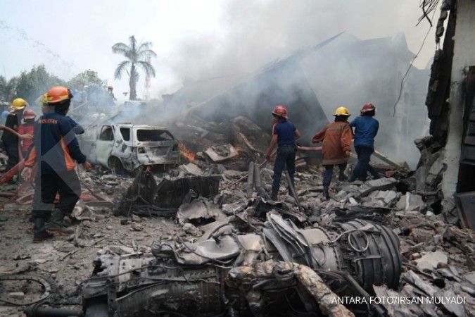 Total kantong jenazah korban Hercules 142 