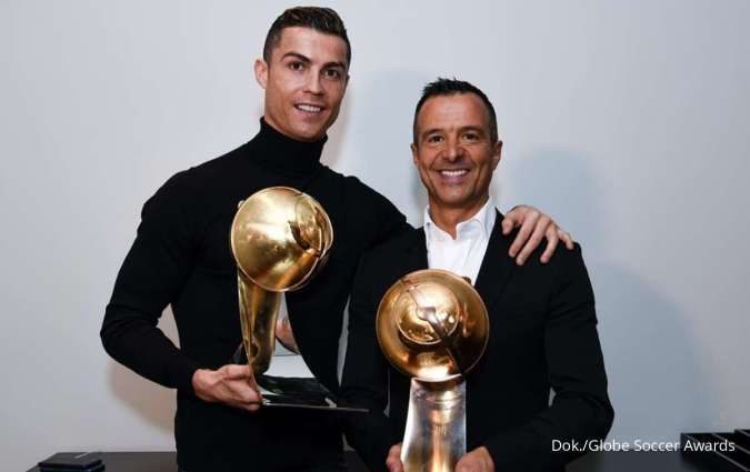 Cristiano Ronaldo dan Jorge Mendes
