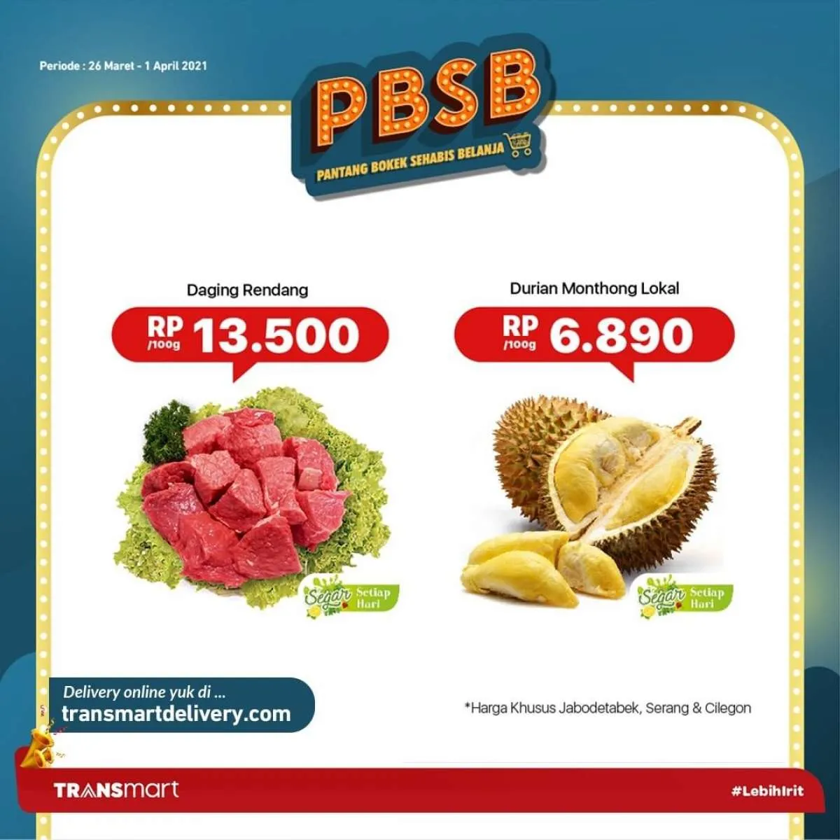 Simak promo Transmart Carrefour hari ini 28 Maret 2021, diskonan weekend!
