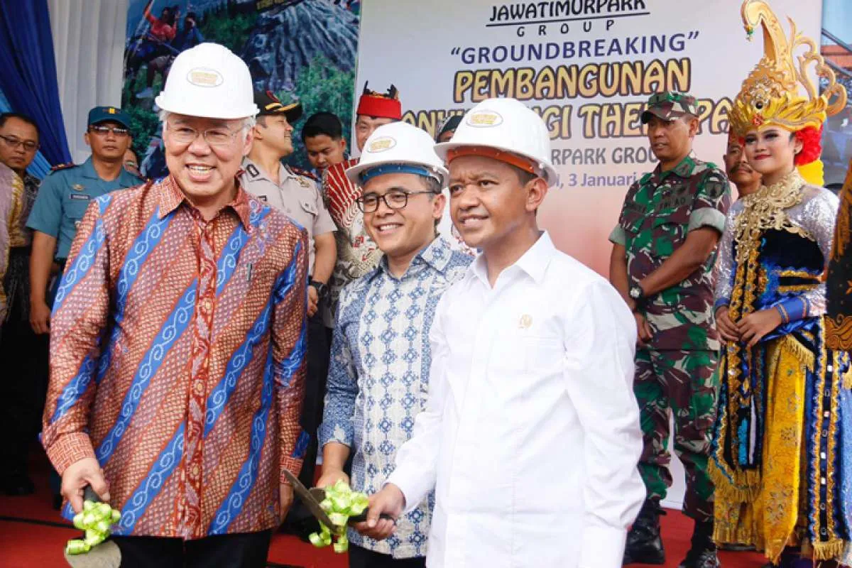Kepala BKPM letakkan batu pertama investasi pembangunan arena pariwisata Banyuwangi
