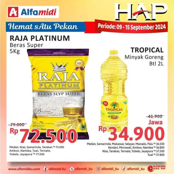 Promo Alfamidi Hemat Satu Pekan Periode 9-15 September 2024