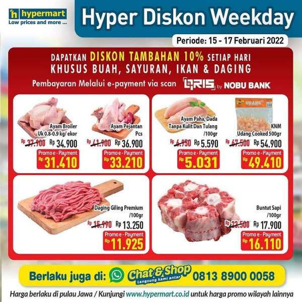 Promo Hypermart 15-17 Februari 2022