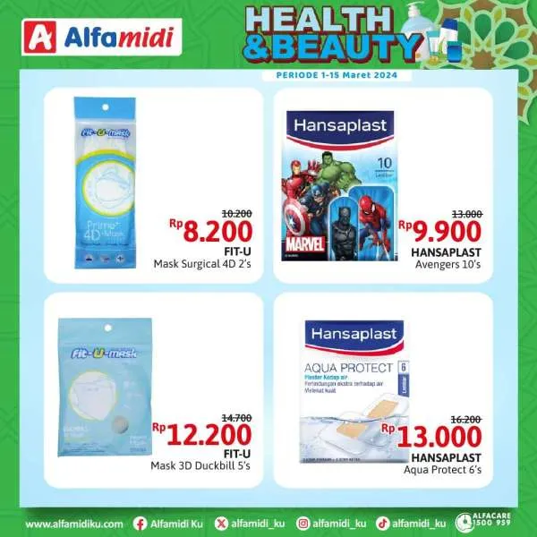 Promo Alfamidi Health & Beauty Periode 1-15 Maret 2024