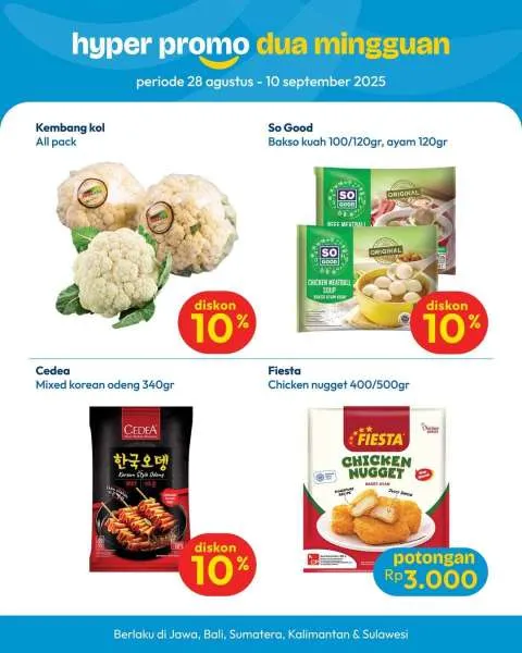 Promo Hypermart Dua Mingguan Periode 28 Agustus-10 September 2025