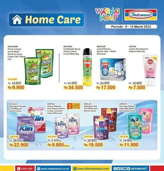 Promo Indomaret Super Hemat Mingguan 9-15 Maret 2022