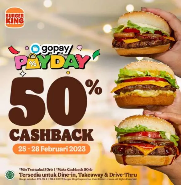 Promo Burger King Payday 28 Februari 2023