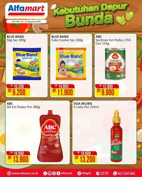 Promo Alfamart Kebutuhan Dapur Periode 16-31 Agustus 2025
