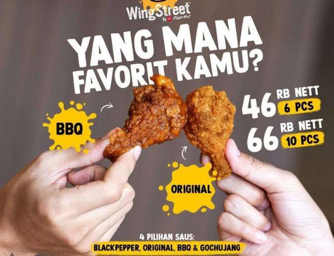 Promo Pizza Hut Delivery Menu Baru Chicken Wingstreet Saus Gochujang Ala Korea