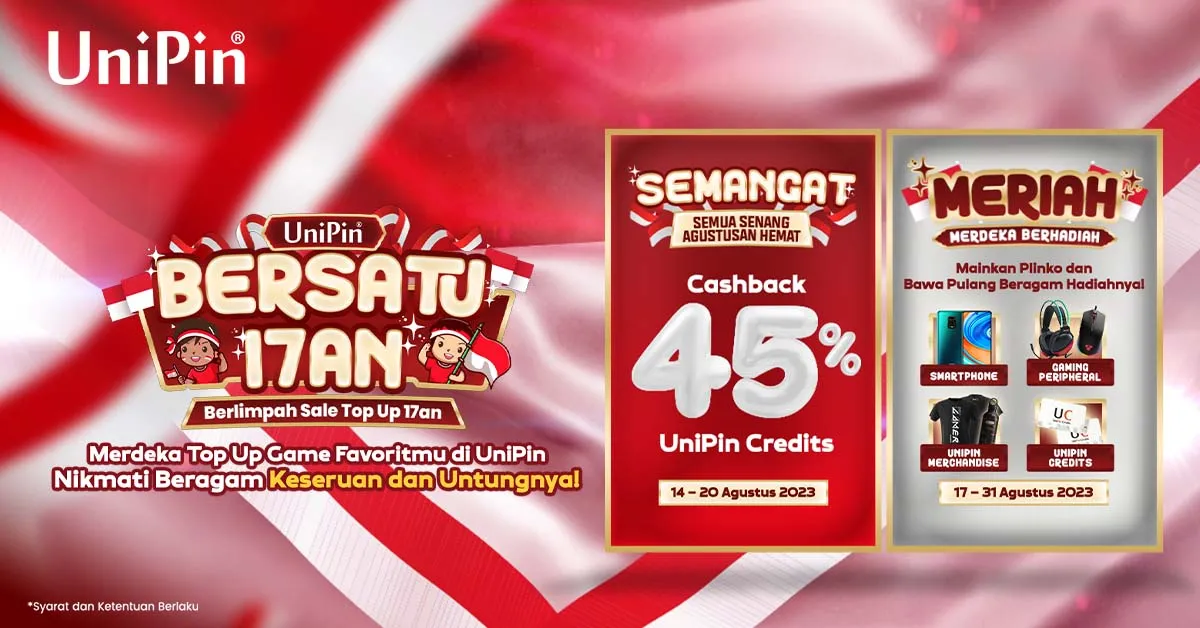 Sambut Kemerdekaan RI, Main Game Makin Hemat Pakai Promo UniPin