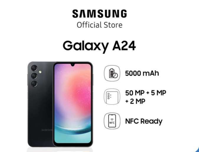 Update Samsung A24: Harga dan Spesifikasi, Februari 2024