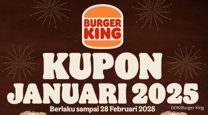 Nikmati 23 Paket Kupon Januari di Promo Burger King sampai 31 Januari 2025