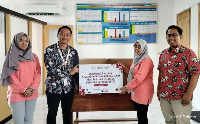 Telkom Beri Bantuan 50 SLB di Jawa,Sumatera& Kalimantan Dukung Pendidikan Disabilitas