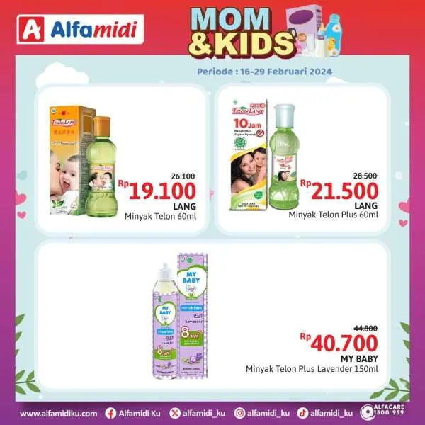 Promo Alfamidi Mom & Kids Periode 16-29 Februari 2024