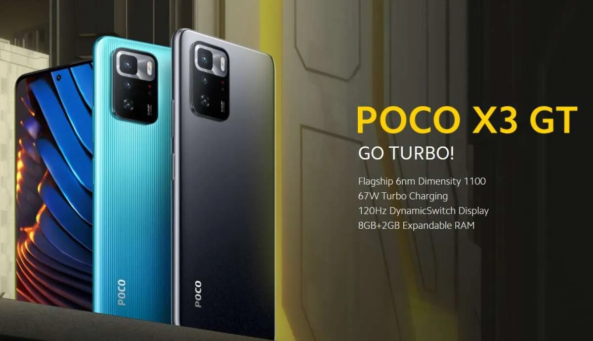Punya RAM 8GB dan kamera 64MP, harga HP POCO X3 GT dibanderol Rp 4 jutaan