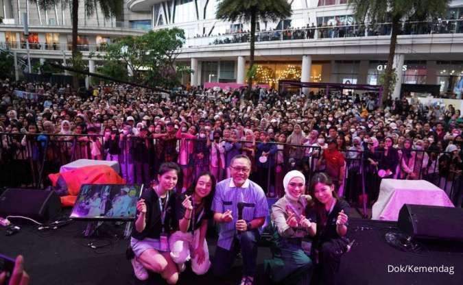 Mendag Zulkifli Hasan Hadiri di The Girl Fest 2023