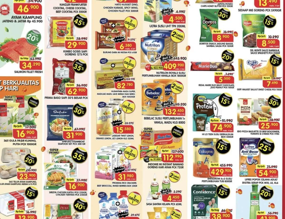 Promo Superindo Weekday 24-27 November 2025, Attack-Sunlight Botol Diskon hingga 40%