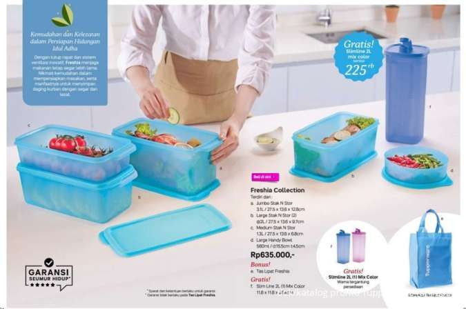 Kotak Penyimpan Makanan Serba Guna Lebih Murah Di Katalog Promo Tupperware Juni 2023