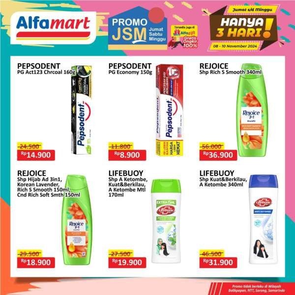 Promo JSM Alfamart Weekend 8-10 November 2024