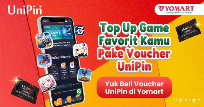 Voucher Unpin Bisa Dibeli di Yomart Lho, Begini Cara Pembeliannya