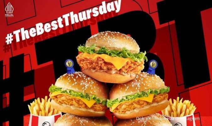 Promo KFC The Best Thursday di Bulan Juli 2022, Makan Bersama dengan Harga Spesial