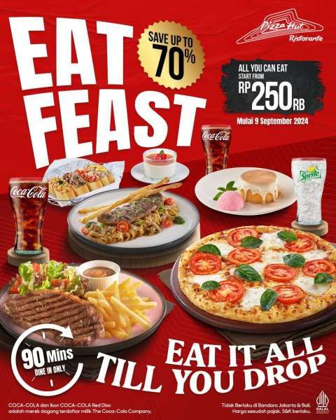 Promo 9.9 di Pizza Hut 9 September 2024